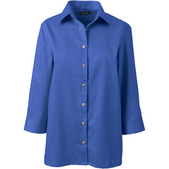 Women's Plus Size 3/4 Sleeve Performance Twill Shirt
