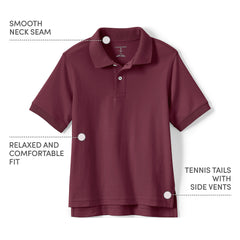 Women's Short Sleeve Interlock Polo Shirt