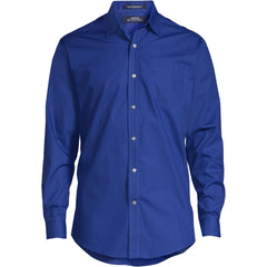 Men's Tall Long Sleeve Straight Collar Broadcloth Dress Shirt
