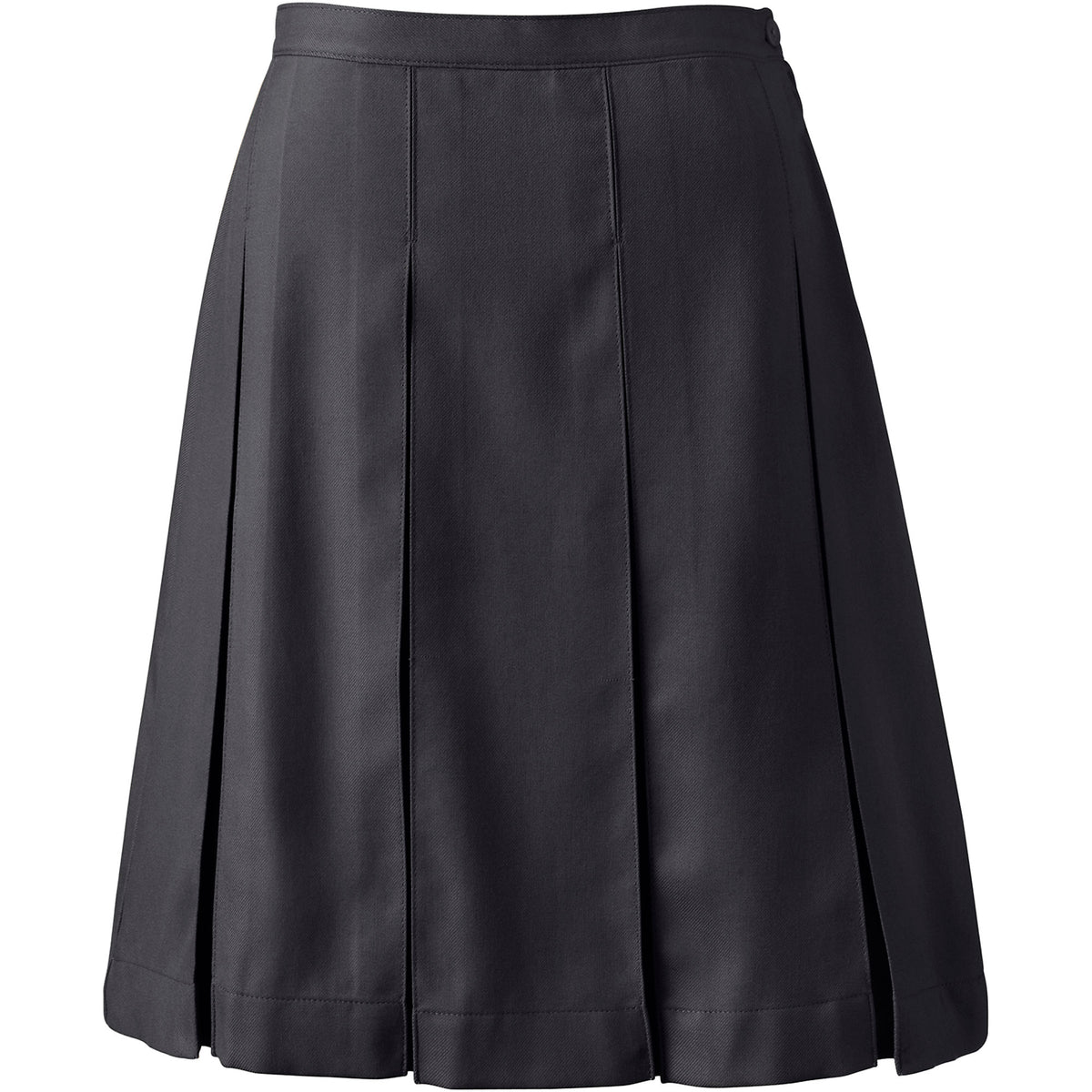 Women's Plus Size Box Pleat Skirt Top of Knee