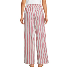 Women's Poplin High Rise Extra Wide Leg Pants