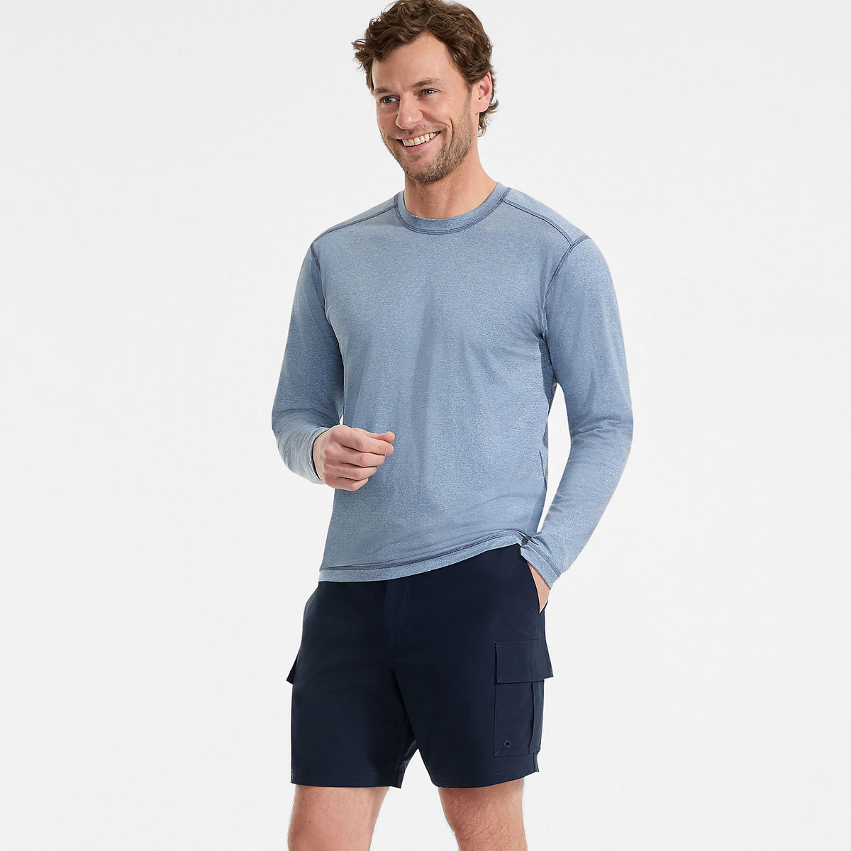 Men's Big 7" Quick Dry Cargo Swim Short