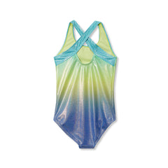 Girls Chlorine Resistant One Piece Swimsuit