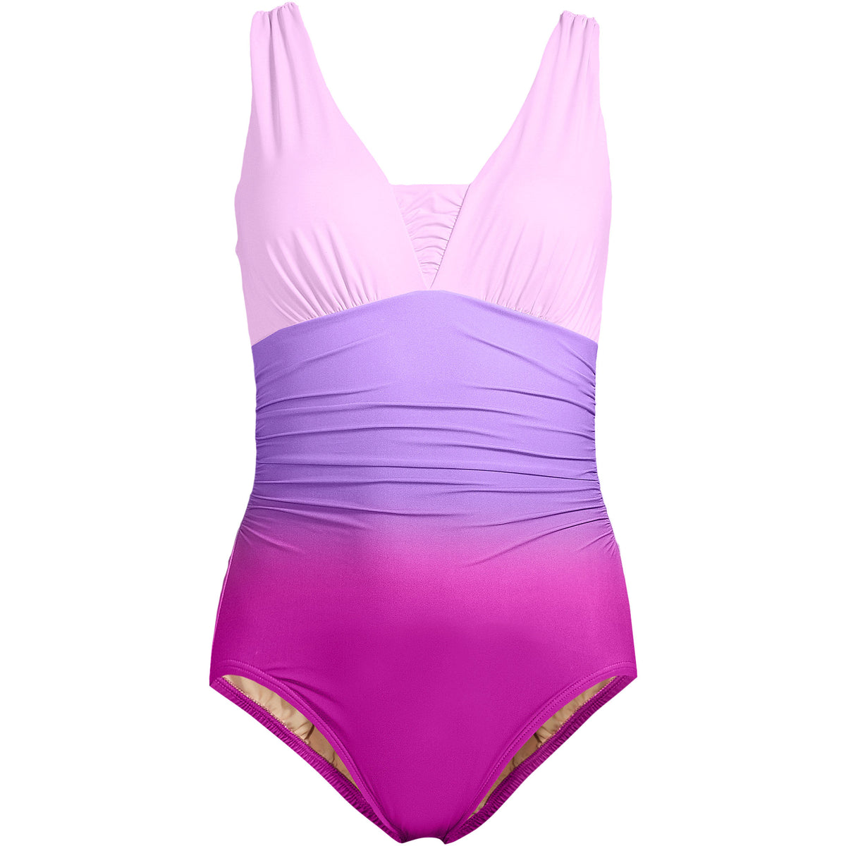 Women's Plus Size SlenderSuit Grecian Low Leg One Piece Swimsuit