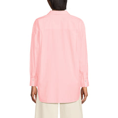 Women's Poplin Oversized Button Down Shirt