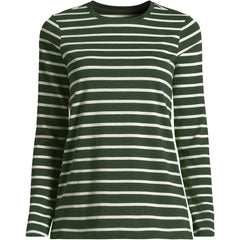 Tall Supima Cotton Long Sleeve Crewneck T-Shirt
