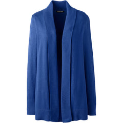 Women's Plus Size Cotton Modal Shawl Collar Cardigan Sweater