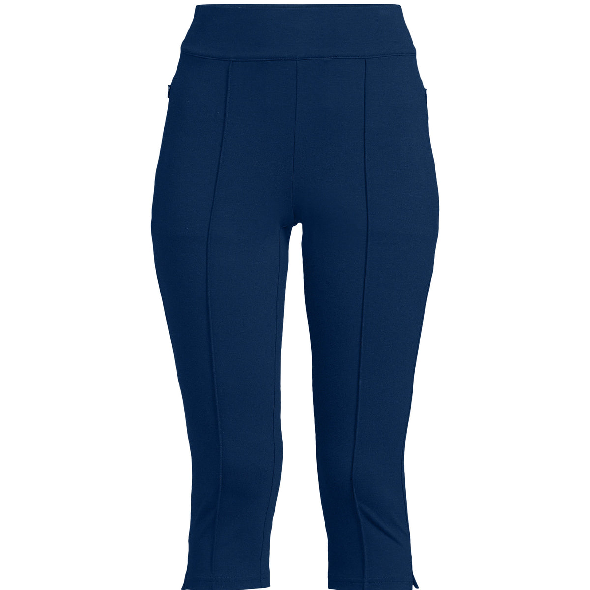 Women's Plus Size Starfish High Rise Pintuck Capri Pants