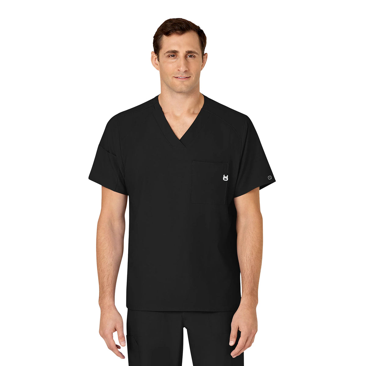 School Uniform Men's Wink W123 V-Neck Scrub Top