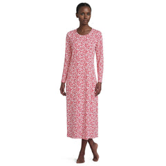 Women's Tall Cotton Long Sleeve Midcalf Nightgown