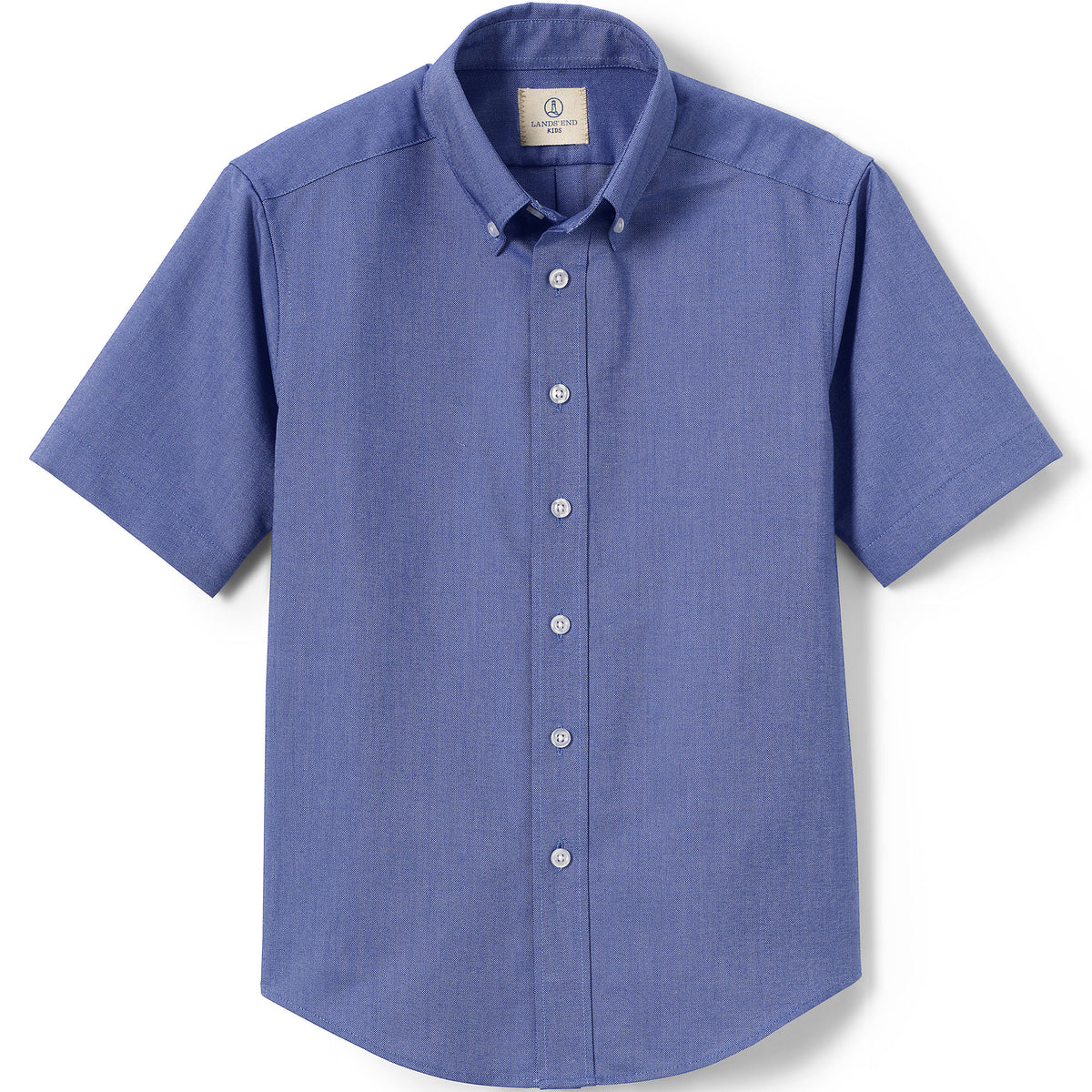 Boys Short Sleeve Oxford Dress Shirt