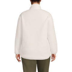 Women's Plus Size Cozy Sherpa Full Zip Fleece Jacket