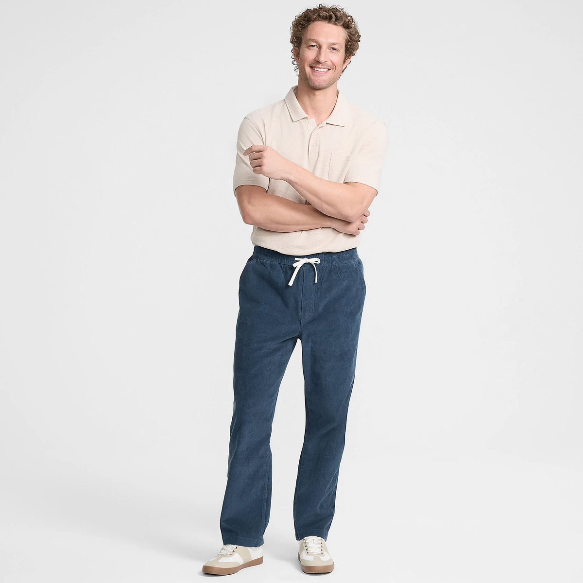 Men's Tall Coastal Corduroy Pull On Deck Pant