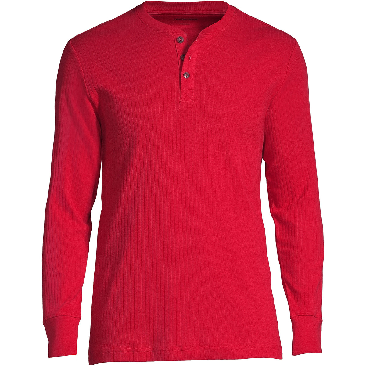 Men's Big Knit Rib Pajama Henley
